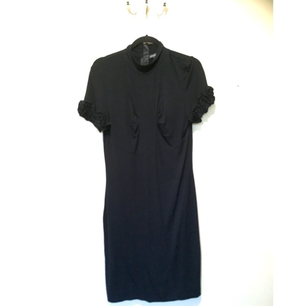 Chelsea & Theodore dress M black midi